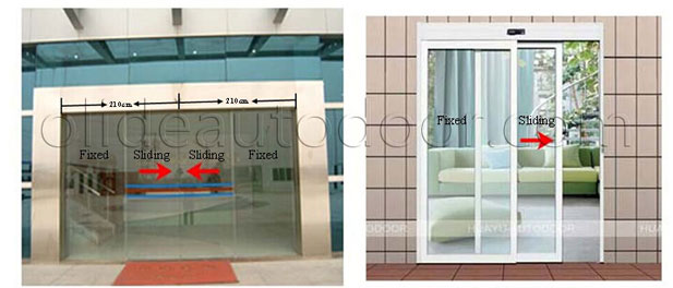 Automatic Stainless Steel Sliding Door style